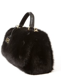 Dolce & Gabbana Dolce And Gabbana Mini Ayers Fur Bag