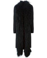 Akris Fur Trimmed Coat