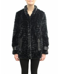 Belle Badgley Mischka Faux Fur Coat