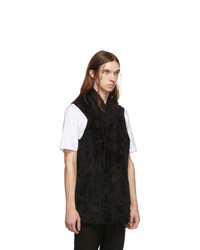 Comme Des Garcons Homme Plus Black Astrakhan Coat