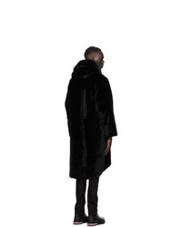 Mr and Mrs Italy Black Nick Wooster Edition Shearling Parka