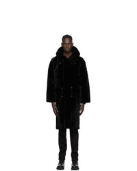Mr and Mrs Italy Black Nick Wooster Edition Shearling Parka