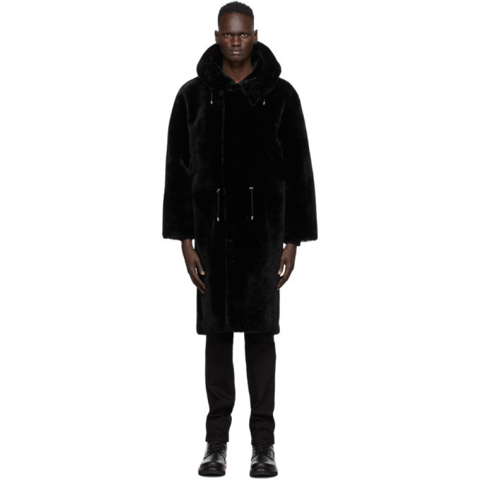 Mr and Mrs Italy Black Nick Wooster Edition Shearling Parka, $4,310 ...