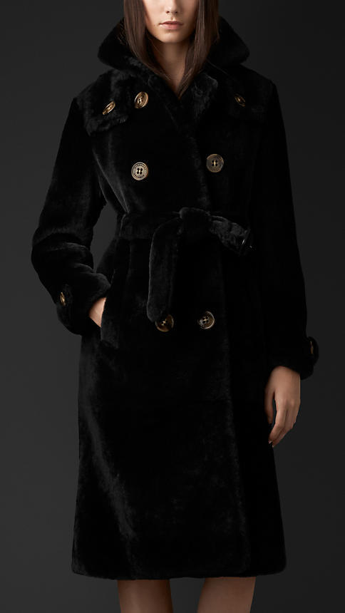 Burberry Shearling Trench Coat, $6,500 | Burberry | Lookastic