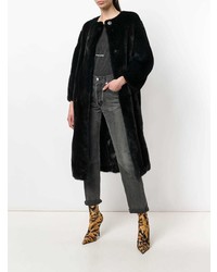 Liska Buttoned Fur Coat