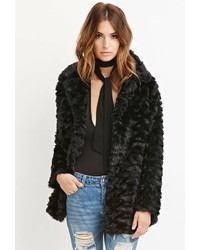 Forever 21 Contemporary Faux Fur Coat