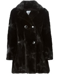 Dehart Faux Fur Double Breasted Coat