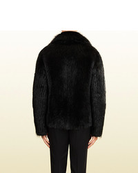 Gucci Double Breasted Fur Coat