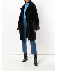 Desa Collection Double Breasted Fur Coat