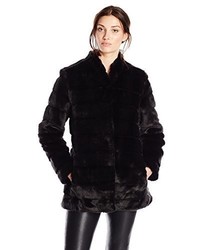 Ellen Tracy Outerwear Faux Fur Lady Coat