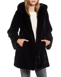 Gallery Faux Fur Swing Coat