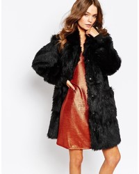 First I First I Faux Fur Coat