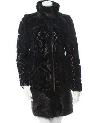 Emilio Pucci Fur Leather Coat