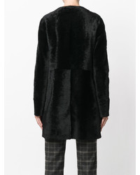 Drome Furry Buttoned Up Coat