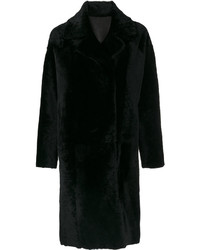 Drome Furry Buttoned Up Coat
