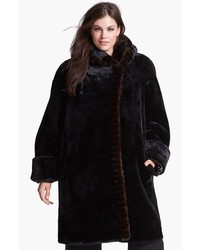 Gallery Hooded Faux Fur Walking Coat 3x