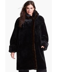Gallery Hooded Faux Fur Walking Coat