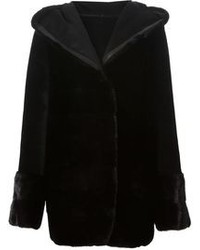 Liska Fur Hooded Coat
