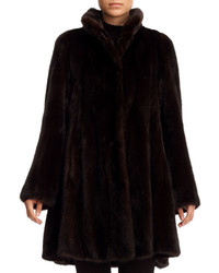 GORSKI Mink Fur A Line Stroller Coat