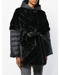 Liska Mink Hooded Coat