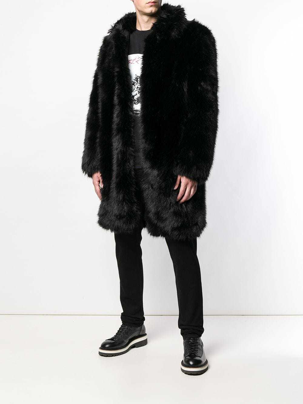 Faith Connexion Oversized Fur Coat, $1,088 | farfetch.com | Lookastic