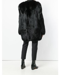 Saint Laurent Oversized Fur Coat