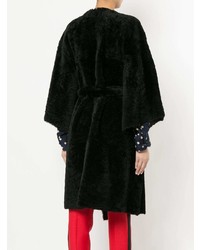 Fendi Oversized Sleeve Wrap Coat