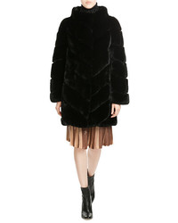Yves Salomon Rabbit Fur Coat