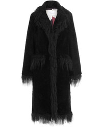 Saks Potts Fur Coat With Fringe