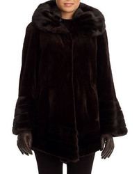 GORSKI Sheared Mink Fur Stroller Coat