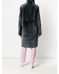 Joseph Single Breasted Fur Coat