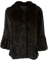 Twin-Set Hooded Fur Coat