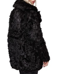 Topshop Urban Shaggy Faux Fur Coat