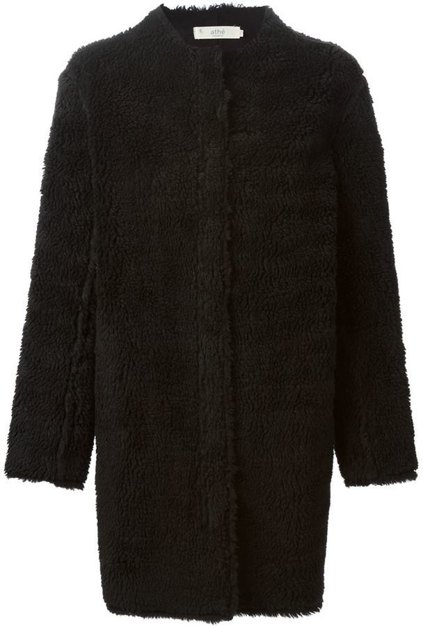 Vanessa Bruno Ath Faux Fur Coat 607 farfetch Lookastic