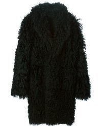 Yves Salomon Reversible Shearling Oversized Coat