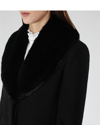 Reiss April Faux Fur Collar Coat