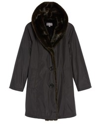 Gallery Storm Coat With Faux Fur Trim Lining