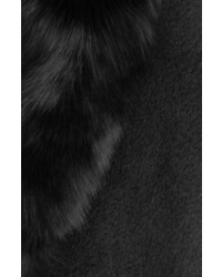 Steffen Schraut The Stylish Fur Collar Coat With Wool