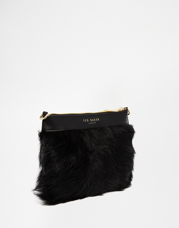 ted baker fur bag