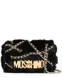 Moschino Faux Fur Shoulder Bag