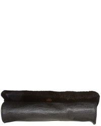 Omg Faux Fur Flap Crossbody Clutch