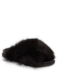 Topshop Faux Fur Slide Sandal