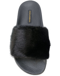 Dolce & Gabbana Fur Sliders