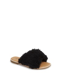 UGG Joni Genuine Shearling Slide Sandal