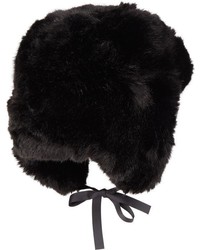 Imposter Faux Fur Trapper Hat Black