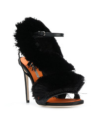 Marco De Vincenzo Fringed Strappy Sandals