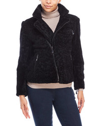 Belle Fare Real Shearling Motorcycle Jacket