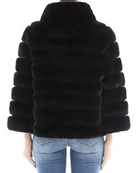 S.W.O.R.D. Black Fur Jacket