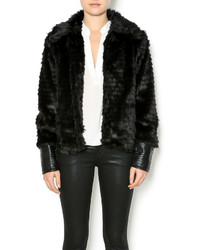 Katherine Barclay Cropped Faux Fur Chubby