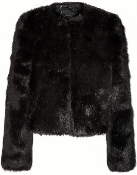 Apple Continental their Karl Lagerfeld Eveline Faux Fur Jacket, $545 | NET-A-PORTER.COM | Lookastic